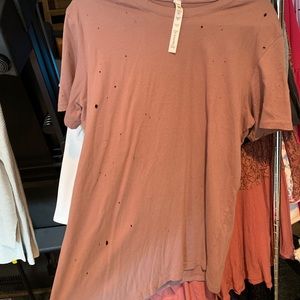 Alo, dark cream color shirt